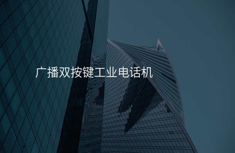  廣播雙按鍵工業(yè)電話機(jī)